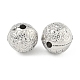 CCBプラスチックビーズ  プラチナ  ラウンド  8mm  穴：1.6mm&nbsp;CCB-P013-24B-P-2