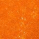 ガラスシードビーズ  トランスペアレント  ラウンド  オレンジ  12/0  2mm  穴：1mm  約2000粒/30g&nbsp;X2-SEED-A004-2mm-9-2
