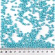 焼付塗装ガラスシードビーズ  ダークターコイズ  6/0  4~5x3~4mm  穴：1~2mm  約4500個/袋&nbsp;SEED-S003-K10-3