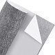ポリエステルフェルトステッカー  粘着生地  長方形  濃いグレー  120x40x0.2cm&nbsp;DIY-WH0223-19F-1