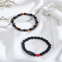 Natural Mixed Gemstone Stretch Bracelets&nbsp;BJEW-LP0001-25F