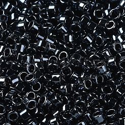 焼付塗装ガラスシードビーズ  シリンダー  ミッドナイトブルー  2.5x2mm  穴：1.4mm  約45359個/ポンド&nbsp;SEED-S042-15A-22