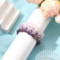 宝石ビーズストレッチブレスレット4セット  内径：2-1/8インチ（5.5cm）  4個/セット&nbsp;BJEW-JB11182