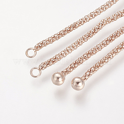 Brass Slider Bracelets Making Bracelet Making&nbsp;KK-T014-140RG