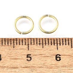 Brass Open Jump Rings&nbsp;KK-V007-004G-10