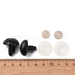 プラスチック製クラフト犬の鼻30個  人形作り用品  ブラック  21mm&nbsp;DOLL-GO0001-01A