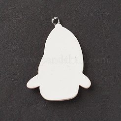 Christmas Theme Opaque Resin Pendants&nbsp;RESI-C021-01C