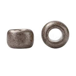 TOHOラウンドシードビーズ  日本製シードビーズ  艶消し  （556f）つや消し亜鉛メッキ藤色  8/0  3mm  穴：1mm  約222PCS /ボトル  10 G /ボトル&nbsp;SEED-JPTR08-0556F