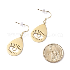 Chakra Theme Hollow Charm Dangle Earrings&nbsp;EJEW-JE04720