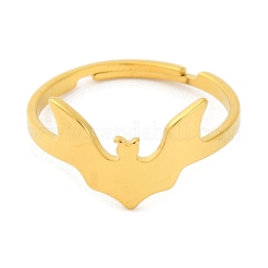 Animal 201 Stainless Steel Adjustable Rings for Women&nbsp;RJEW-D082-05F