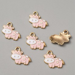 Alloy Enamel Pendants&nbsp;ENAM-WH0001-15KCG-03