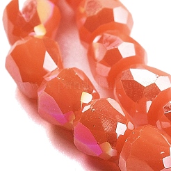 Electroplate Glass Beads Strands&nbsp;EGLA-D030-P4mm-B02