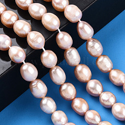 Natural Cultured Freshwater Pearl Beads Strands&nbsp;PEAR-N012-07O