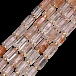 Natural Hematoid Quartz/Ferruginous Quartz Beads Strands&nbsp;GG-CBA5B6F-E02-01