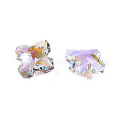 Electroplated Glass Charms&nbsp;EGLA-N006-060