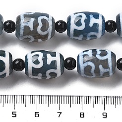 Tibetan Style dZi Beads Strands&nbsp;G-NH0037-C07-02