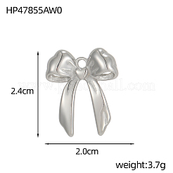 304 Stainless Steel Pendants&nbsp;STAS-OY003-54P