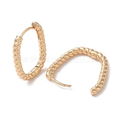 Brass Hoop Earrings for Women&nbsp;EJEW-M238-31KCG