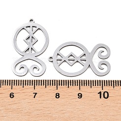 ステンレスペンダント201個  シンボルチャーム  ステンレス鋼色  28x16.5x1mm  穴：1.4mm&nbsp;STAS-I364-16P