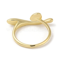Brass Open Cuff Rings&nbsp;RJEW-Q778-18G