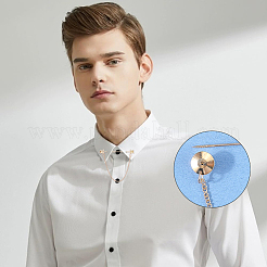 Zinc Alloy Hanging Chain Brooches&nbsp;FIND-GF0006-87C