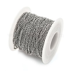 304 Stainless Steel Twisted Chains Curb Chains&nbsp;CHS-B009-01C-P