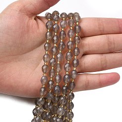 Natural Gray Agate Beads Strands&nbsp;G-F809-A31-01