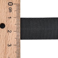 グログランリボン  ギフトパッケージのための素晴らしい  ブラック  5/8インチ（15mm）  100ヤード/ロール（91.44メートル/ロール）&nbsp;RW15mmY039