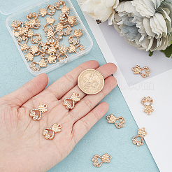 30Pcs Alloy Crystal Rhinestone Pendants&nbsp;ALRI-AR0001-04