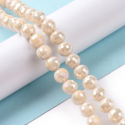 Electroplate Glass Beads Strands&nbsp;GLAA-E036-14A