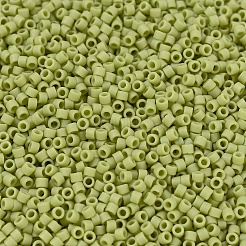 MIYUKIデリカビーズ  シリンダー  日本製シードビーズ  11/0  （db2290)マット不透明グレーズスプリンググリーン  1.3x1.6mm  穴：0.8mm  約20000個/袋  100 G /袋&nbsp;LS-SEED-J020-DB2290
