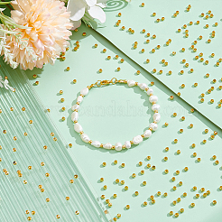1000Pcs Brass Crimp Beads&nbsp;KK-UN0004-96