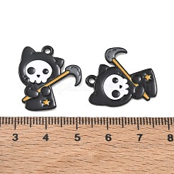 Halloween Alloy Enamel Pendants&nbsp;AL-CBA8744-01EB-03