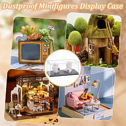 Transparent Acrylic Toys Action Figures Display Boxs&nbsp;ODIS-WH0030-73