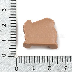Cute Dog Eat Bone Opaque Resin Decoden Cabochons&nbsp;CRES-Q220-04A-02