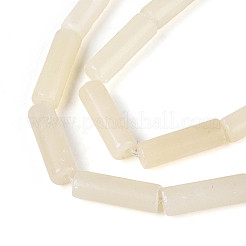 天然な白アフリカオパールビーズ連売り  コラム  5~13x4mm  穴：1mm  約29~30個/連  14.96~15.16''（38~38.5センチメートル）&nbsp;G-T141-72A