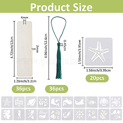 DIY Bookmark Making Kits&nbsp;DIY-FH0001-02B