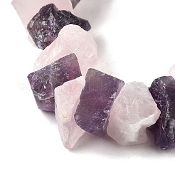 Natural Rose Quartz & Amethyst Beads Strands&nbsp;G-I283-F10