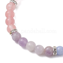 Chakra Natural Mixed Gemstone Beads Stretch Bracelets for Women&nbsp;BJEW-JB13200-02
