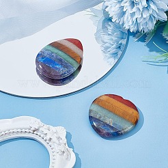 2Pcs 2 Styles Chakra Natural Gemstone Figurines&nbsp;AJEW-AR0001-89