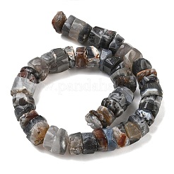 天然バンデットアゲートビーズ連売り  ナゲット  15~18x15~18x4.5~12mm  穴：1.4~1.6mm  約49~52個/連  15.75''~16.22'（40~41.2センチメートル）&nbsp;G-K381-B01