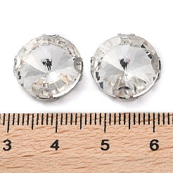 Flat Round Sew on Rhinestone&nbsp;RGLA-L028-07D-01