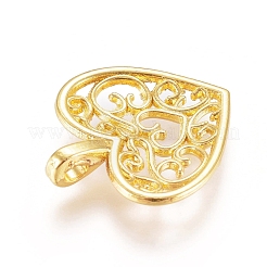Zinc Alloy Open Back Bezel Pendants&nbsp;PALLOY-E564-69G