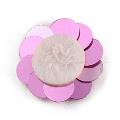 Flower Shape PVC Sequin/Paillette Beading Appliques&nbsp;DIY-WH0308-287I
