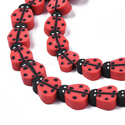 Handmade Polymer Clay Bead Strands&nbsp;X-CLAY-N011-43B-07