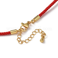2MM Round Nylon Milan Cord Necklace Makings&nbsp;MAK-F038-C03-G