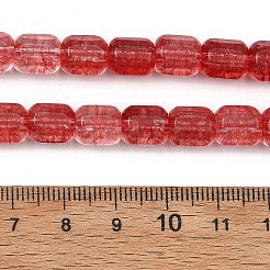 Transparent Glass Beads Strands&nbsp;GL-A001-01A-08