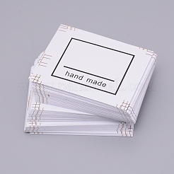 粘着ステッカーラベル  封筒用  バブルメーラーとバッグ  ホワイト  3.5x4.5cm&nbsp;DIY-WH0199-40