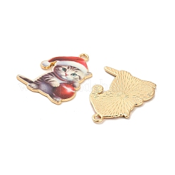 Christmas Alloy Enamel Pendants&nbsp;ENAM-K069-43B