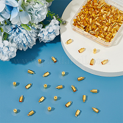 200Pcs Brass Cord Ends&nbsp;KK-UN0003-76G